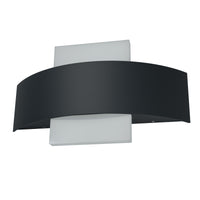 Ledvance ENDURA Style Shield Square LED Wandlamp 11W 3000K Donkergrijs IP44 IK05 Outdoor Opbouw