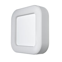 Ledvance ENDURA Style Square Applique Murale LED 13.5W 3000K 220-240V IP44 IK07 Blanc Extérieur Montage en Saillie