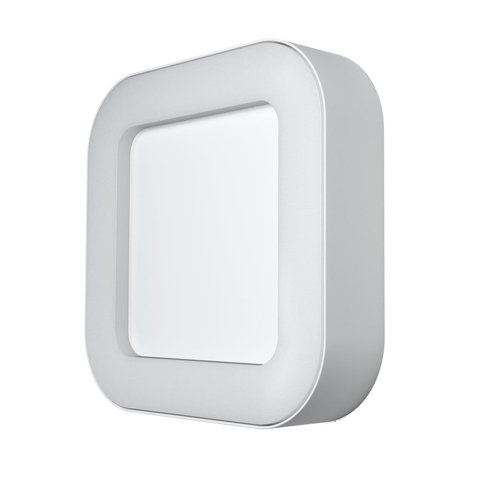 Ledvance ENDURA Style Square Applique Murale LED 13.5W 3000K 220-240V IP44 IK07 Blanc Extérieur Montage en Saillie