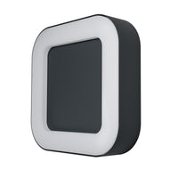 Ledvance ENDURA Style Square applique murale LED 13.5W 3000K Gris Foncé IP44 IK07 montage en surface extérieur