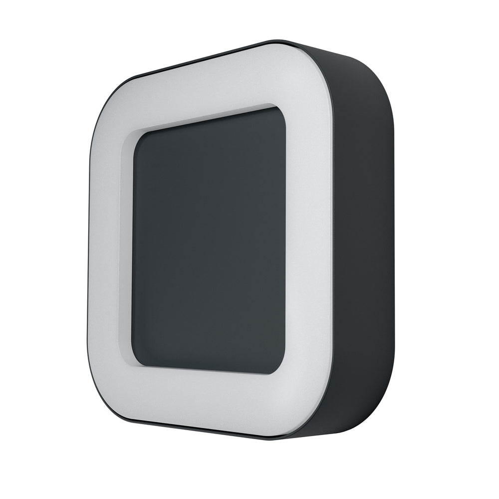 Ledvance ENDURA Style Square applique murale LED 13.5W 3000K Gris Foncé IP44 IK07 montage en surface extérieur