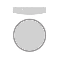 Ledvance LED Hublot Rond 300mm 17W IP65 IK10 2270 lumens 3000K 4000K Noir Montage en Saillie Luminaire Extérieur