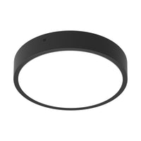 Ledvance hublot LED rond 9.5W noir, 3000K 4000K sélectionnable, 1220 lumens, IP65 IK10 applique plafonnier