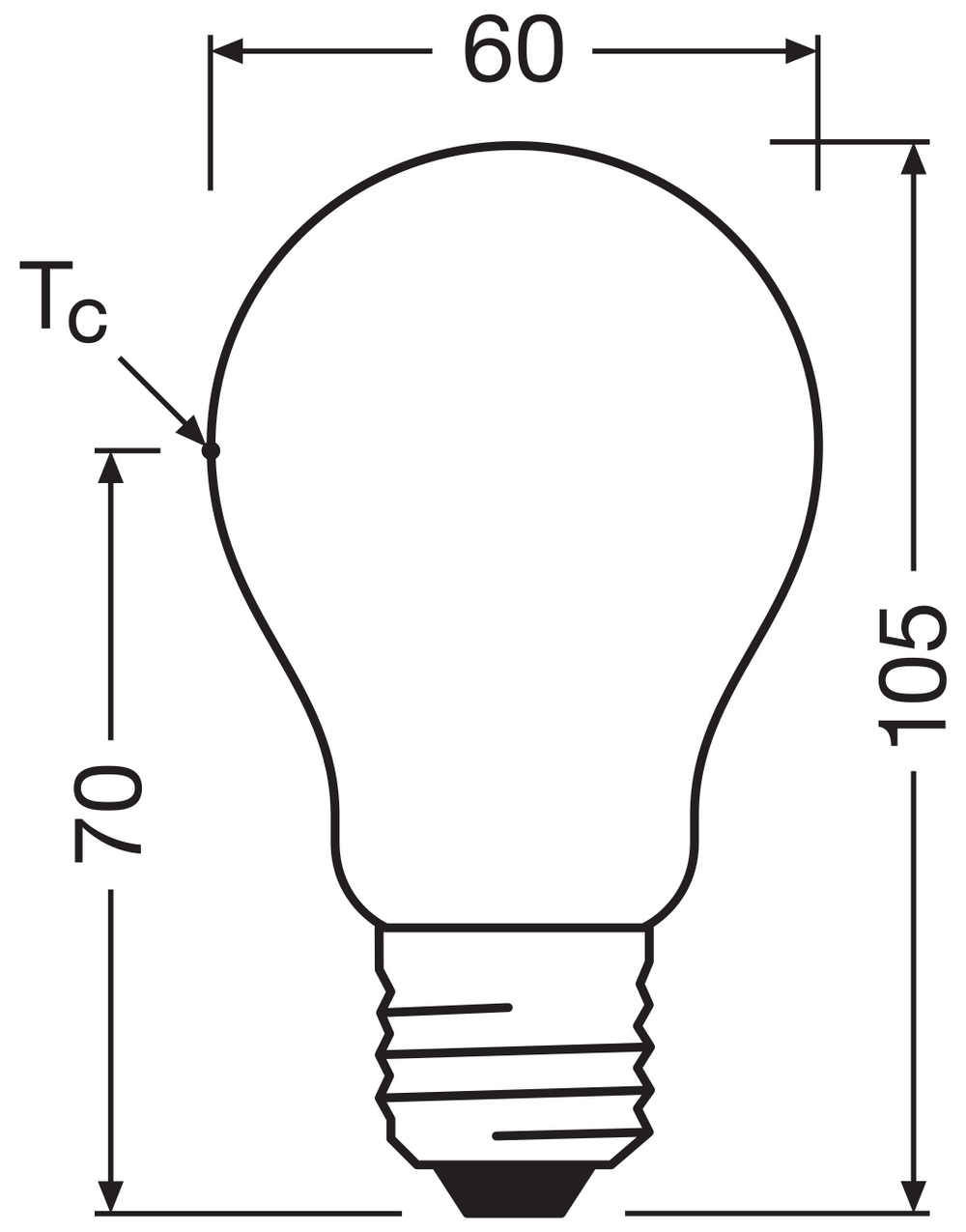 Ledvance LED Classic A Mat E27 Dimbare Lamp 2.2W 2700K 470 lumen 220-240V Energieklasse A
