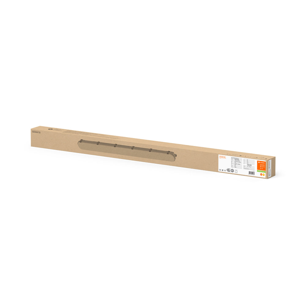 Luminaire LED étanche Ledvance 1200mm 32W 3000K 4000 lumens IP65 IK08 Blanc Chaud Gris montage plafond ou mural