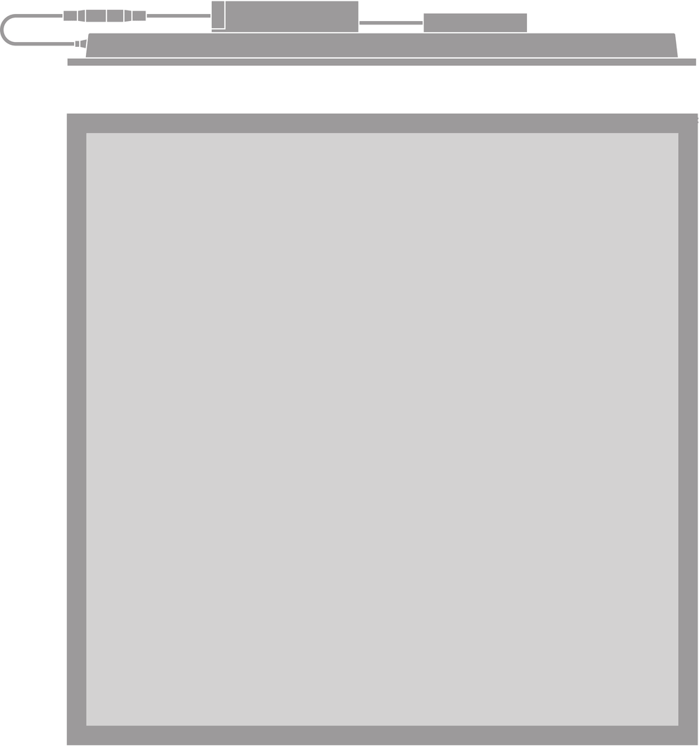 Ledvance Panneau LED Comfort 600 Encastré 28W Power Select 3000K UGR<19 Blanc 595x595mm IP40 Plafonnier