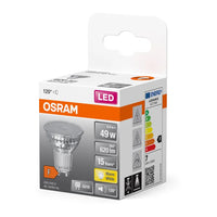 Ledvance LED STAR PAR16 GU10 6.9W 2700K Blanc chaud 620 lumens faisceau 120° IP20 spot non dimmable