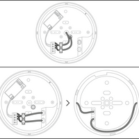 Ledvance LED plafonnier et applique mural rond plat 19W 2660 lumens 3000K 4000K IP54 IK08 Blanc