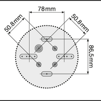 Ledvance LED opbouw vlak rond plafond wandlamp 19W 2660 lumen 3000K 4000K IP54 IK08 Wit