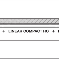 Ledvance LINEAR COMPACT HIGH OUTPUT luminaire LED en saillie 25W 3000K 2500 lumens 1473mm Blanc IP20