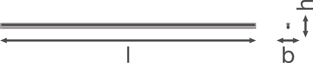 Ledvance LINEAR COMPACT HIGH OUTPUT LED opbouwarmatuur 25W 3000K 2500 lumen 1473mm Wit IP20