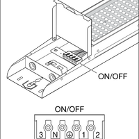 Ledvance LOW BAY FLEX 1200 P LED luminaire industriel, 73W, 11300 lumens, 4000K, efficacité 155lm/W