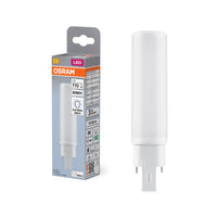 Ledvance OSRAM DULUX LED G24Q-2 7W 4000K blanc froid lampe de rénovation, 770 lumens, IP20, 220-240V, base rotative