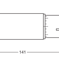 Ledvance OSRAM DULUX LED G24Q-2 7W 4000K blanc froid lampe de rénovation, 770 lumens, IP20, 220-240V, base rotative