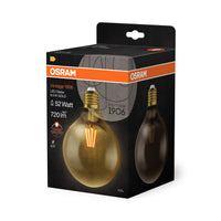 Ledvance Vintage 1906 LED Globe 6.5W E27 2400K Ampoule en verre doré 720 lumens 220-240V IP20 124mm