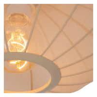 Lucide CORINA LED hanglamp Ø50cm, E27, dimbaar, 40W, 230V, verstelbare hoogte, crème modern design