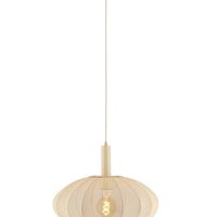 Lucide CORINA LED hanglamp Ø50cm, E27, dimbaar, 40W, 230V, verstelbare hoogte, crème modern design