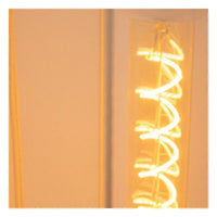 Lucide CORINA LED tafellamp, 3xE27, dimbaar, verstelbare stoffen kap, 185cm crème binnenverlichting