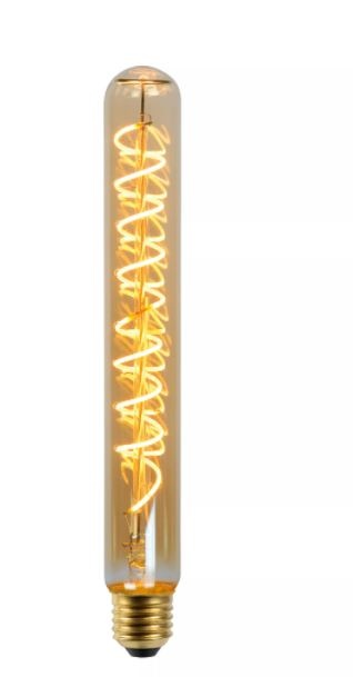 Lucide LED filamentlamp E27 10.5W 3000K 1521 lumen dimbaar amberglas IP20 CE RoHS