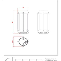 Lucide LED plafondlamp E27 220-240V IP20 50W 80-89 CRI