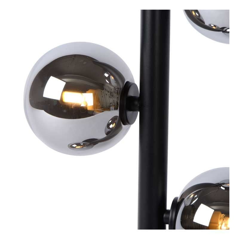 Lucide Tycho plafondlamp Ø25cm 4xG9 zwart met 220-240V input