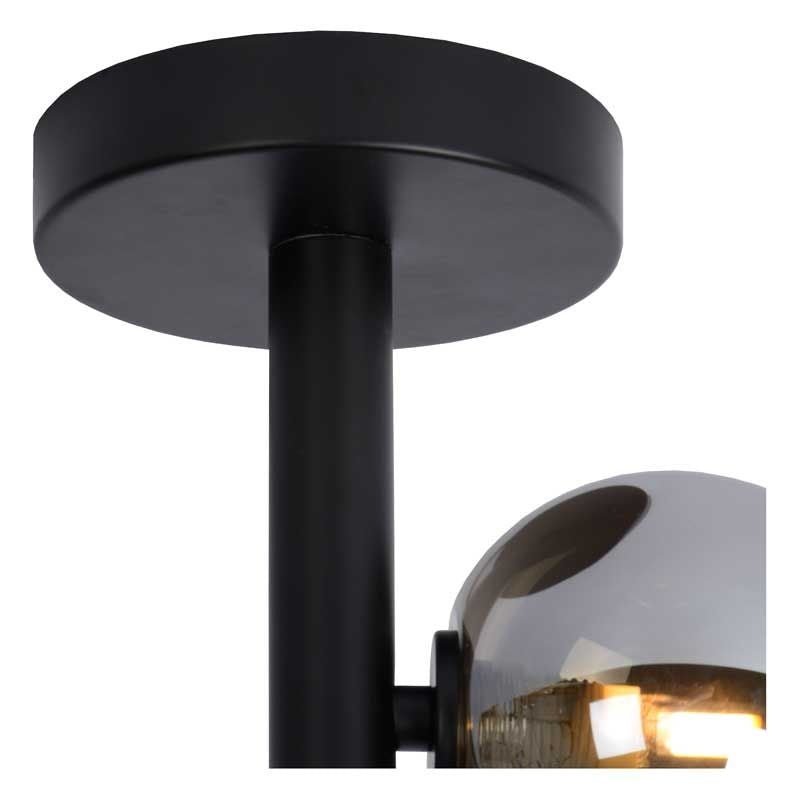 Lucide Tycho plafondlamp Ø25cm 4xG9 zwart met 220-240V input