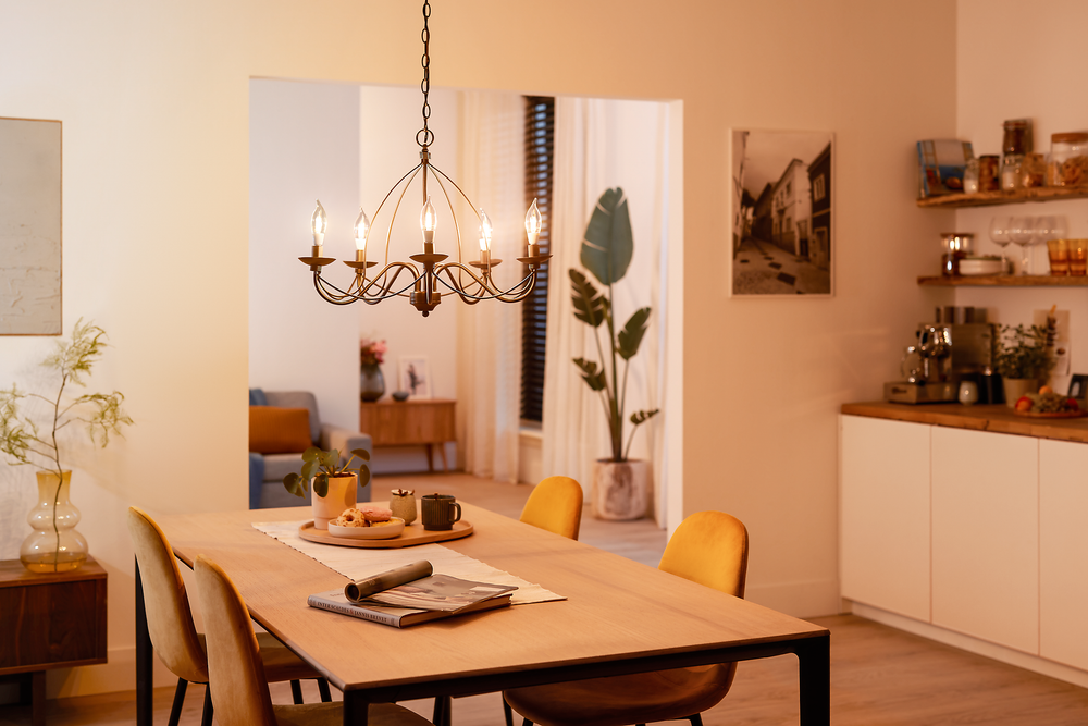 Philips MAS LEDLuster 2.5W E27 P45 Heldere Glazen Lamp, 2200K-2700K WarmGlow, 340 lumen, CRI 90, Dimbaar