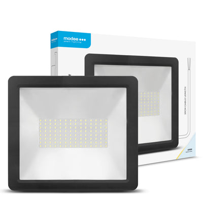 Modee LED Schijnwerper A2-Serie Slim 100W 9000 lumen 6000K IP65 Aluminium Behuizing 120° Stralingshoek