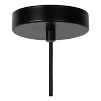 Plafonnier LED suspendu Lucide MESH Ø35cm, fixation E27, or/messager mat, luminaire moderne