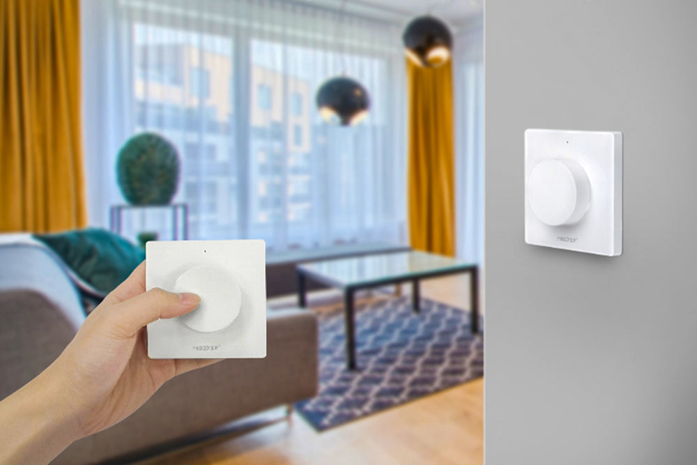Contrôleur mural sans fil Mi-Light variateur CCT blanc 220-240V IP20