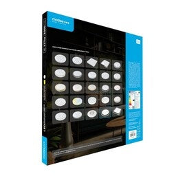 Plafonnier LED Modee rond Noir 22W 3000 lumens 4000K D420x28mm