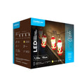 Modee guirlande lumineuse de Noël LED 10 LEDs 2700K blanc chaud à piles plastique IP20 1,35m fil transparent