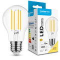 Ampoule Modee LED Filament A60 8W E27 2700K 1055 lumens 360° Non Variable Globe en Verre