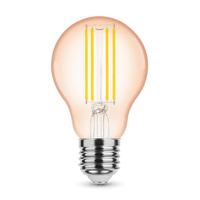Modee LED Filament Amber Gloeilamp A60 4W E27 1800K 360 lumen 320° Glazen Lamp IP20
