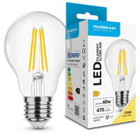 Modee LED filamentlamp A60 4W E27 2700K 470 lumen 360° warm wit glazen bol niet dimbaar IP20