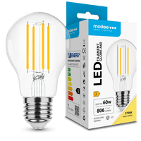 Ampoule LED à filament Modee A60 7W E27 2700K 806 lumens 360° Verre Non Variable