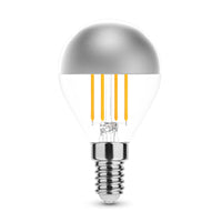 Modee LED filament lamp G45 Silver Top 4W E14 2700K 400 lumen 320° warm wit glas chroom