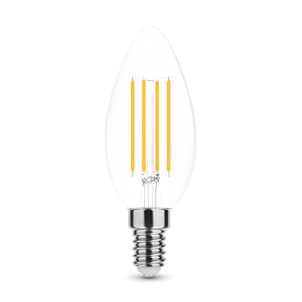 Ampoule LED Filament Modee Bougie C35 7W E14 2700K dimmable 360° verre 806 lumens CRI 80 IP20