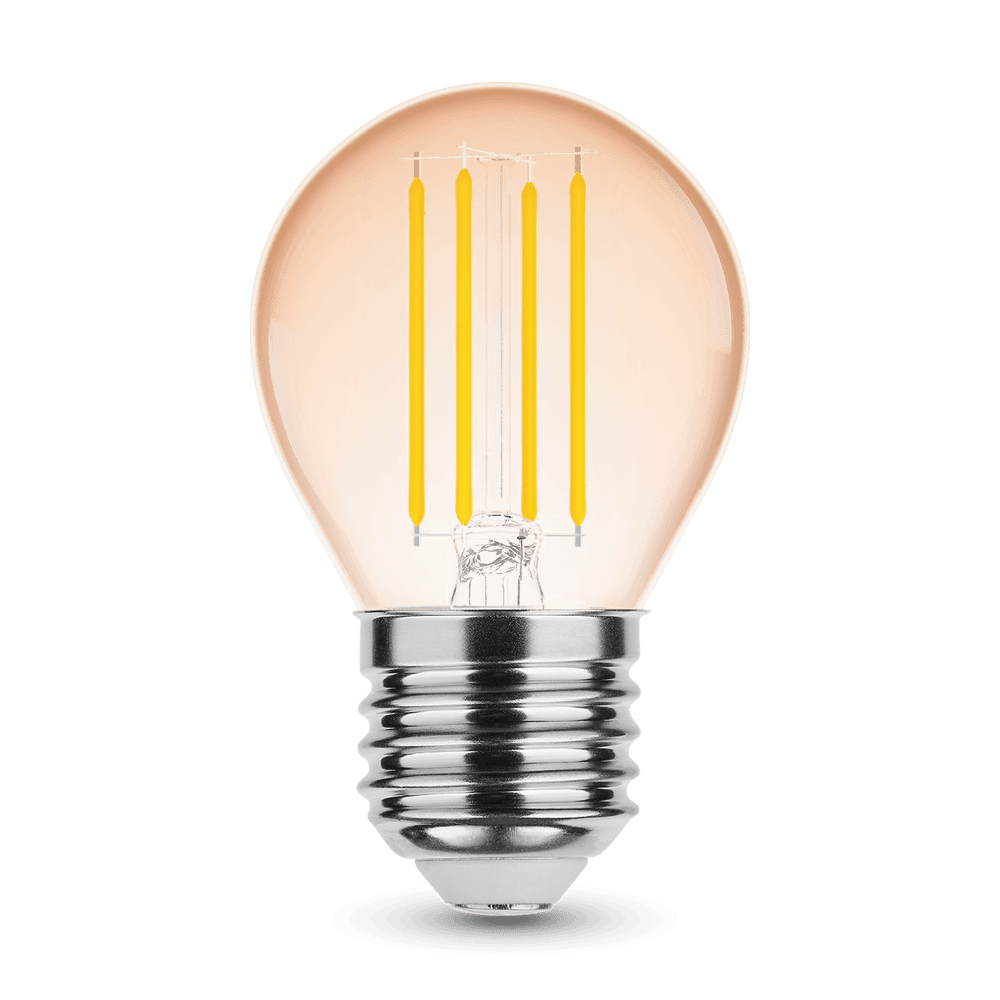 Modee LED Filament Globe Mini G45 4W E27 Amber 1800K 360 lumen 320° IP20