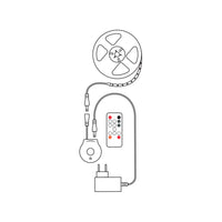 Modee LED Slimme Strip 12W IP20 2700K 800 lumen 3M met afstandsbediening en bewegingssensor