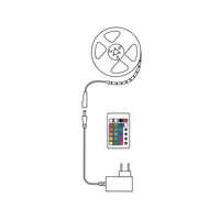 Modee LED Smart Strip 12W IP20 2700K+RGB 680 lumen 5M met afstandsbediening