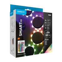 Modee Bande LED Intelligente 24W 220-240V IP20 RVB 380 lumens 10M avec télécommande