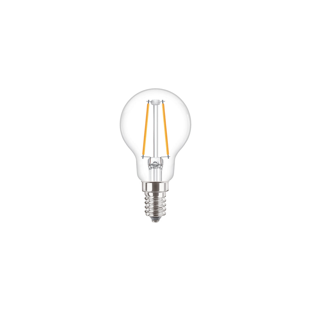 Philips CorePro LEDLuster 2W P45 E14 heldere lamp 2700K warm wit 250 lumen vervangt 25W