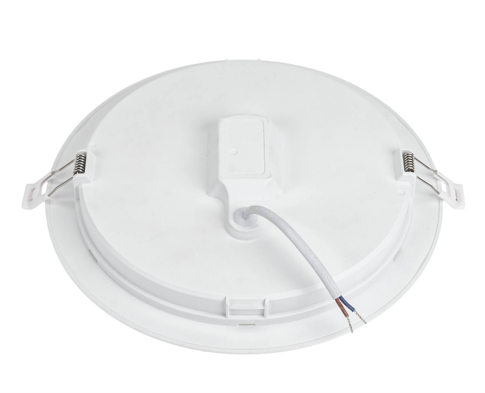 Plafonnier rond LED Spectrum 18W 1900 lumens 4000K en saillie ou encastré Blanc IP20 IK06 230V