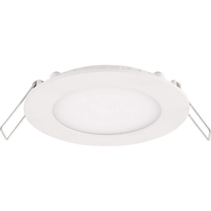 Spot encastré LED 6W remplace 50W 3000K blanc chaud, découpe de 105mm, dimmable à coupure de phase