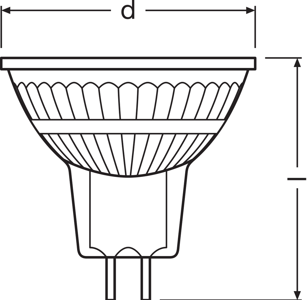 Spot Réflecteur LED Performance GU5.3 MR16 5W 345 lumens 36D 4000K Blanc Froid dimmable remplace 35W