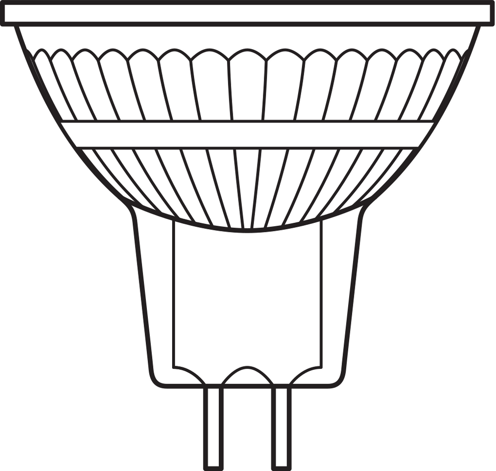 Spot Réflecteur LED Performance GU5.3 MR16 5W 345 lumens 36D 4000K Blanc Froid dimmable remplace 35W