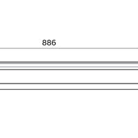 Philips BN021C LED balkarmatuur 15W 1600 lumen 4000K 220-240V IP20 Wit 886mm