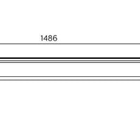 Philips BN021C LED opbouwarmatuur 24W 4000K 2600 lumen 220-240V IP20 Wit 1486mm