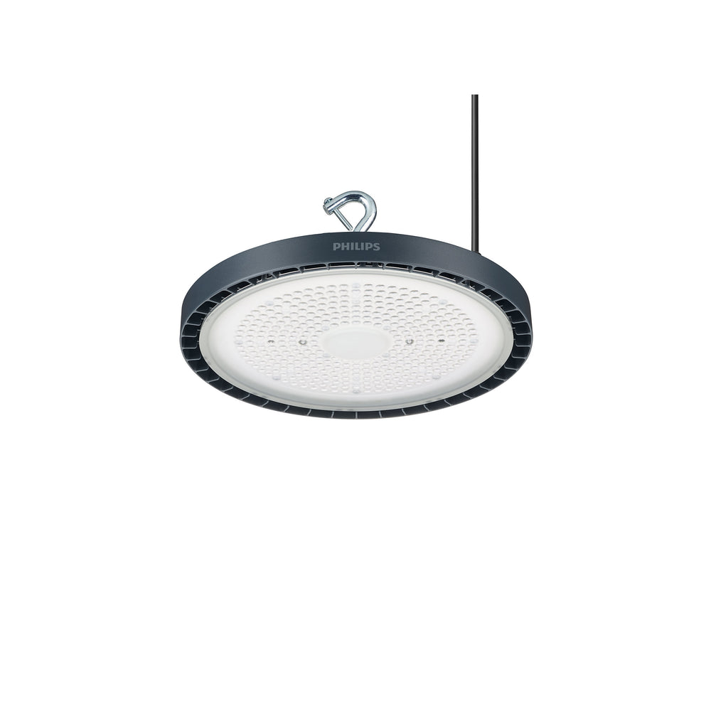 Philips CoreLine Highbay Gen5 Lampe LED Highbay 126W 20000 lumens 4000K IP65 IK08 Gris Faisceau Étroit